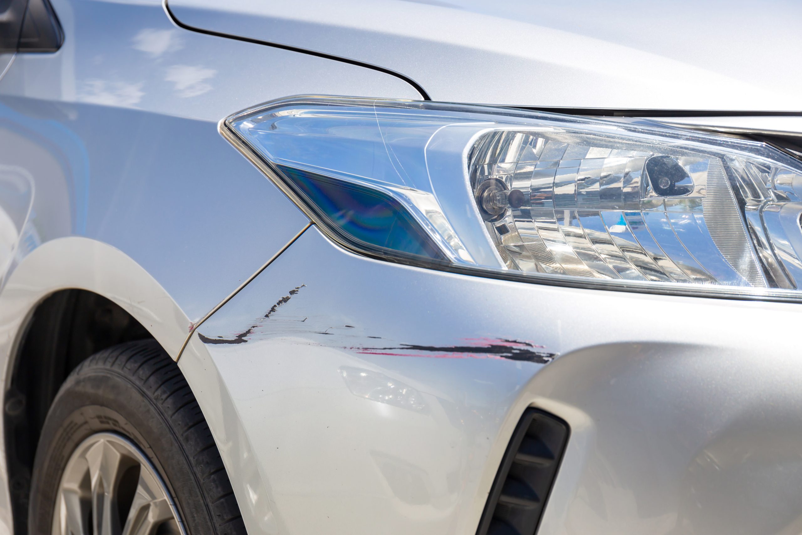 Dent and minor damage repair example vehicle